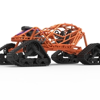 Rock bouncer on tracks Scale 1:25 - Thumbnail 2