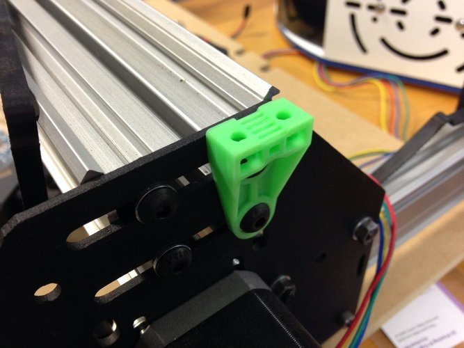 ShapeOko II Outside Belt Clamp - Add an inch of travel to your O 3D Print 48112