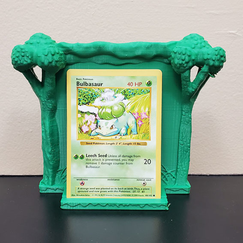 Grass Pokemon Card Stand