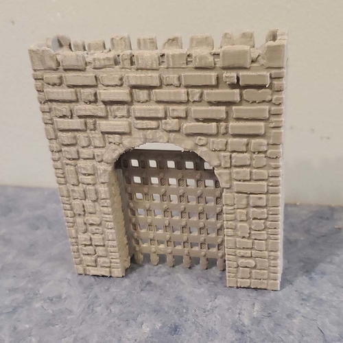 Medieval Gate 3D Print 481130