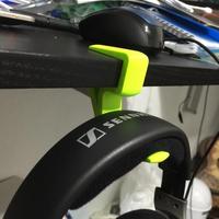 Small Headphone Hook - 19mm Desktop ( Ikea Bjursta ) 3D Printing 48114