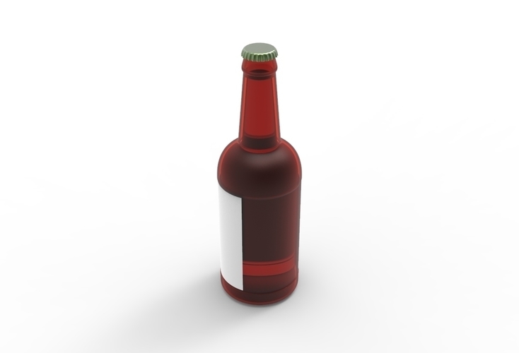 beer glass bottle  3D Print 481211