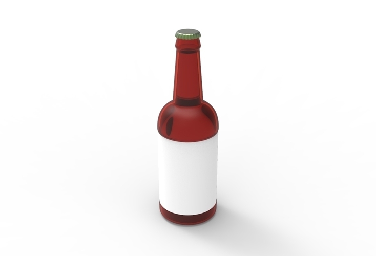 beer glass bottle  3D Print 481213