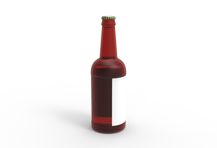 beer glass bottle  3D Print 481214