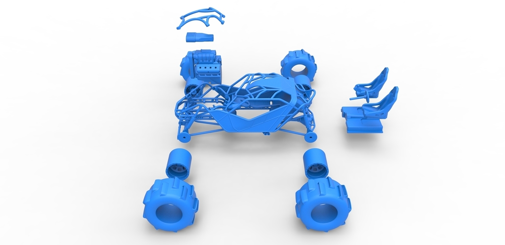 Formula Off Road Scale 1 to 25 3D Print 481260