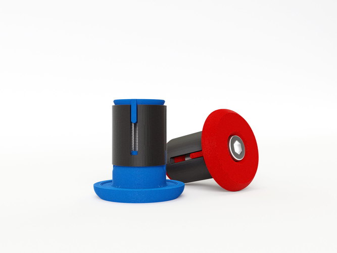 Bar-End Plugs 3D Print 481314