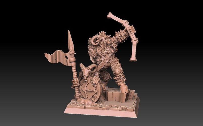 Undead Beastmen Light Bowmen 3D Print 481360