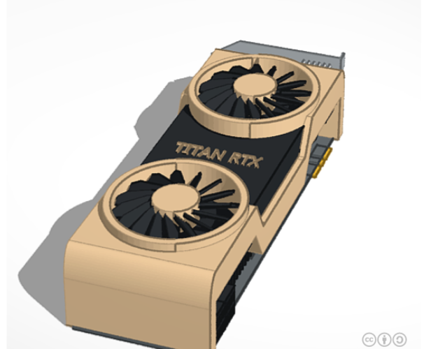 Titan RTX Graphics Card 3D Print 481370