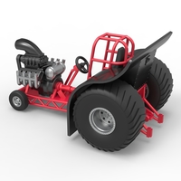 Mini Rod pulling tractor Scale 1 to 25 - Thumbnail 10