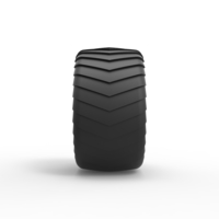 Wheel of Mini Rod pulling tractor Scale 1 to 25 - Thumbnail 4