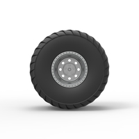 Wheel of Mini Rod pulling tractor Scale 1 to 25 - Thumbnail 5