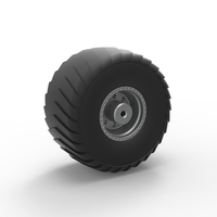 Wheel of Mini Rod pulling tractor Scale 1 to 25 - Thumbnail 9