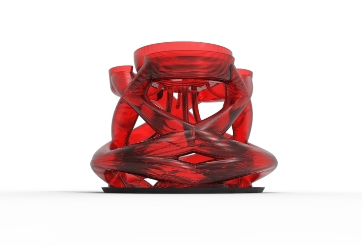 interwoven vase 3D Print 481408