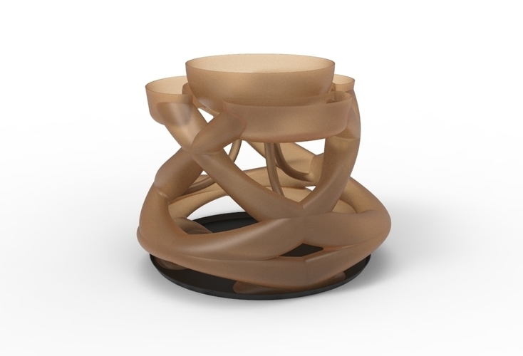 interwoven vase 3D Print 481410