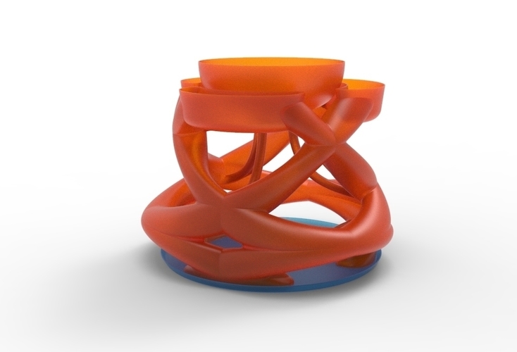 interwoven vase 3D Print 481412