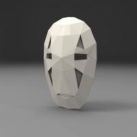 Small Spirited Away - Faceless Mask 3D Printing 48142