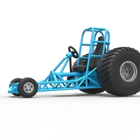 Chassis of Mini Rod pulling tractor 1:25 - Thumbnail 2