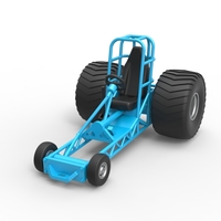 Chassis of Mini Rod pulling tractor 1:25 - Thumbnail 3
