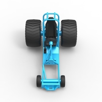 Chassis of Mini Rod pulling tractor 1:25 - Thumbnail 5