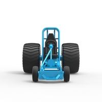 Chassis of Mini Rod pulling tractor 1:25 - Thumbnail 6