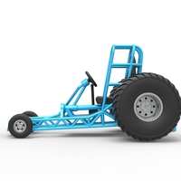 Chassis of Mini Rod pulling tractor 1:25 - Thumbnail 7