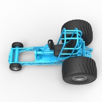Chassis of Mini Rod pulling tractor 1:25 - Thumbnail 8
