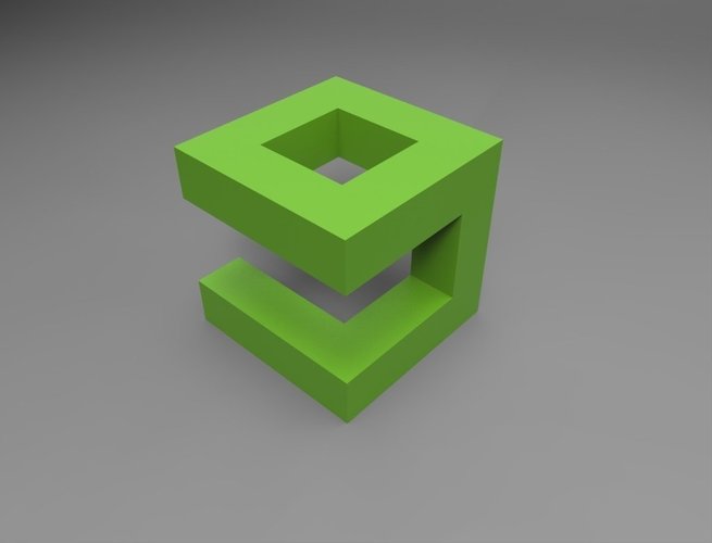 9GAG Cubed Logo 3D Print 48143