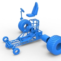 Chassis of Mini Rod pulling tractor 1:25 - Thumbnail 14