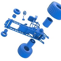 Chassis of Mini Rod pulling tractor 1:25 - Thumbnail 15