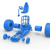 Chassis of Mini Rod pulling tractor 1:25 - Thumbnail 16