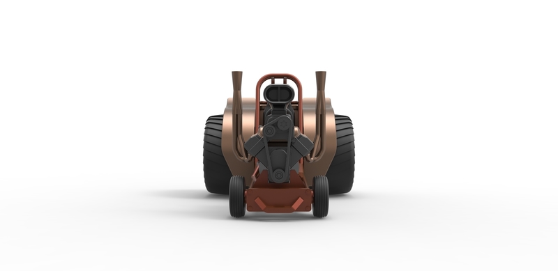 Mini Robd Mini Rod pulling tractor 2 Scale 1 to 25 - Pinshape