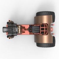 Mini Rod pulling tractor 2 Scale 1 to 25 - Thumbnail 9