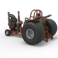 Mini Rod pulling tractor 2 Scale 1 to 25 - Thumbnail 10