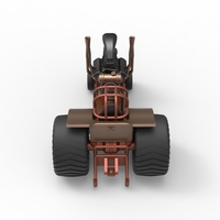 Mini Rod pulling tractor 2 Scale 1 to 25 - Thumbnail 12