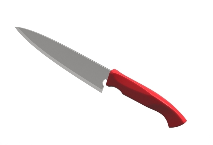 knife_ handle and blade 3D Print 481506