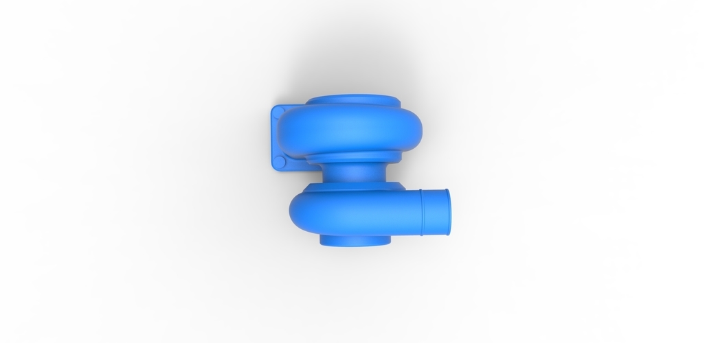 Turbocharger Scale 1 to 25 3D Print 481518