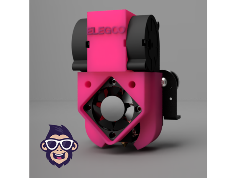 Elegoo Neptune 2 Hotend 5015 Fans With Dial Indicator