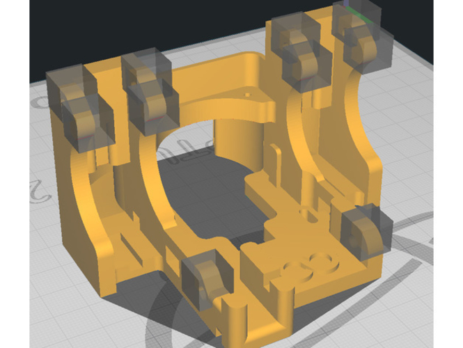 Elegoo Neptune 2 Hotend Dual 5015 Fans 3D Print 481547