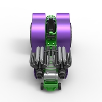 Pulling tractor with 2 engines V12 Scale 1:25 - Thumbnail 5