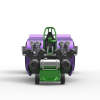 Pulling tractor with 2 engines V12 Scale 1:25 - Thumbnail 6