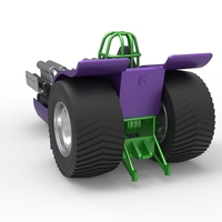 Pulling tractor with 2 engines V12 Scale 1:25 - Thumbnail 11