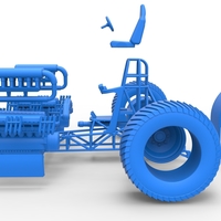 Pulling tractor with 2 engines V12 Scale 1:25 - Thumbnail 18