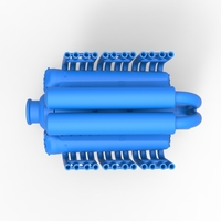 Engine V12 for pulling tractor Scale 1:25 - Thumbnail 7