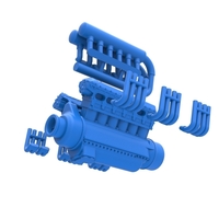 Engine V12 for pulling tractor Scale 1:25 - Thumbnail 12