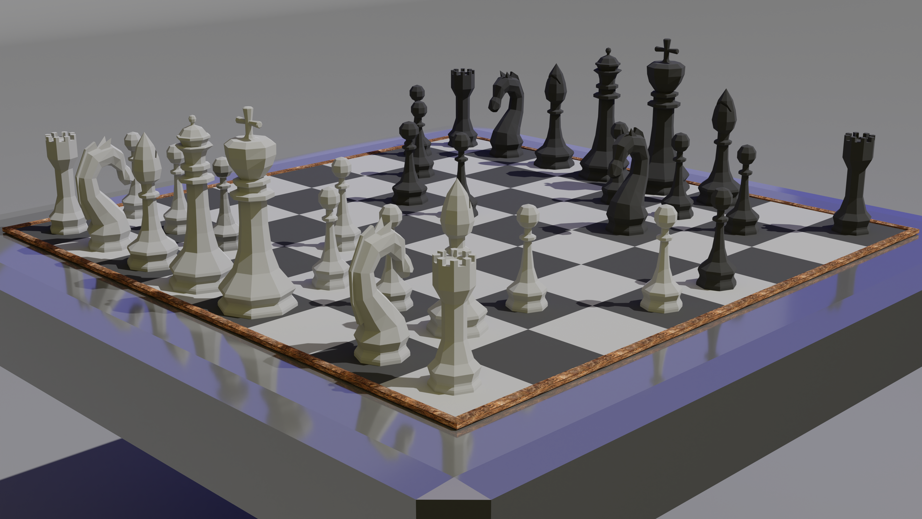 Low poly chess Modelos 3D para impressão: 10.000 STL ・ Mito3D