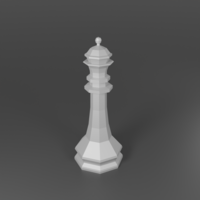 Low poly Chess set - Thumbnail 13