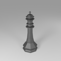 Low poly Chess set - Thumbnail 14