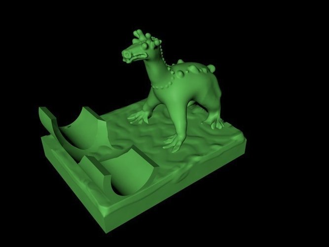 The Dino Phone Stand 3D Print 48164