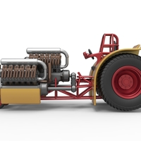 Pulling tractor with 3 engines V12 Scale 1 to 25 - Thumbnail 7
