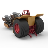 Pulling tractor with 3 engines V12 Scale 1 to 25 - Thumbnail 11